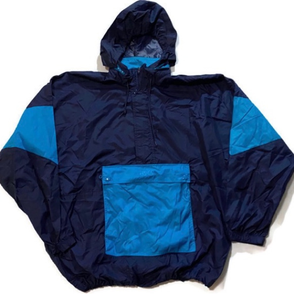 Vintage Rare 80’s ASICS Pullover windbreaker
